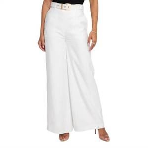 NEW GENERATION LOVE jessamin wide leg pants in white